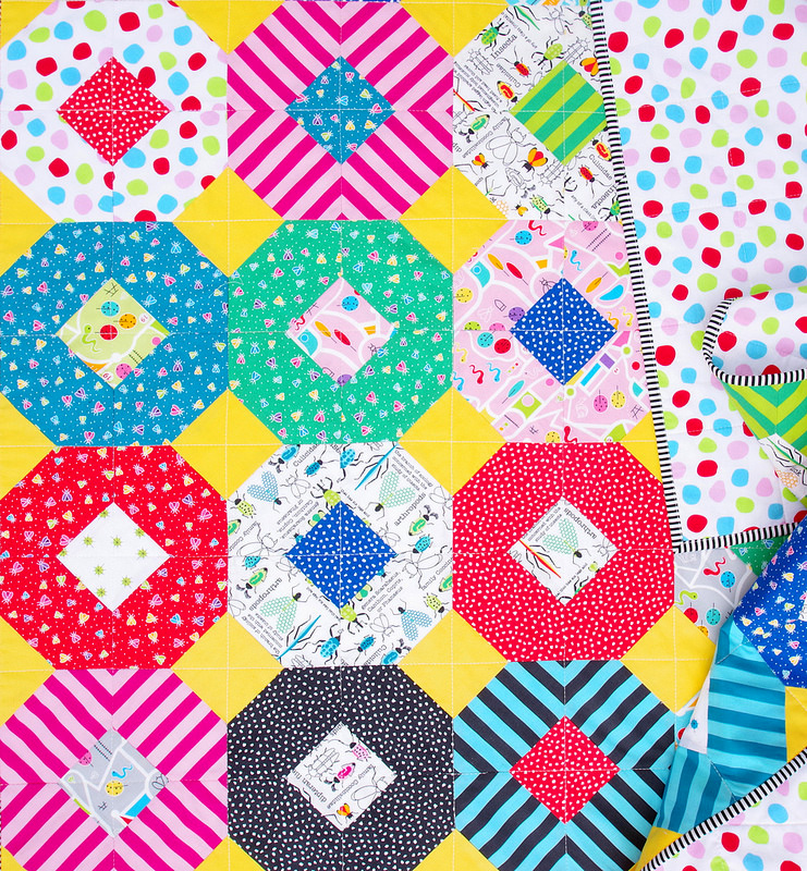 Bug City Kanas Dugout Quilt | Templates and Tutorial available | © Red Pepper Quilts 2018