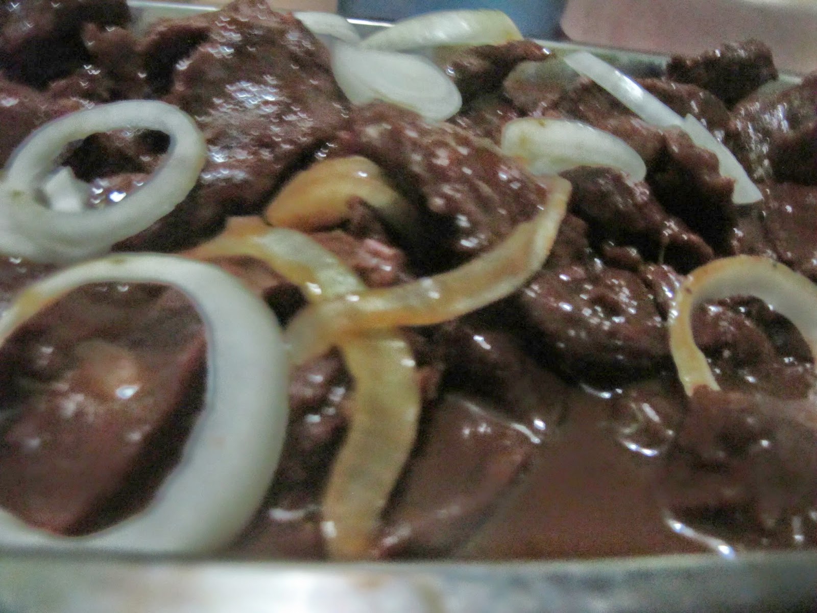 Beef marinated in HoneyMustard with stirfried veggies on the side