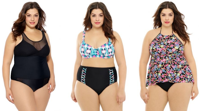 kohl's plus size bathing suits