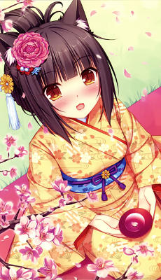 Chocola Nekopara - Fond d'Écran en QHD pour Mobile