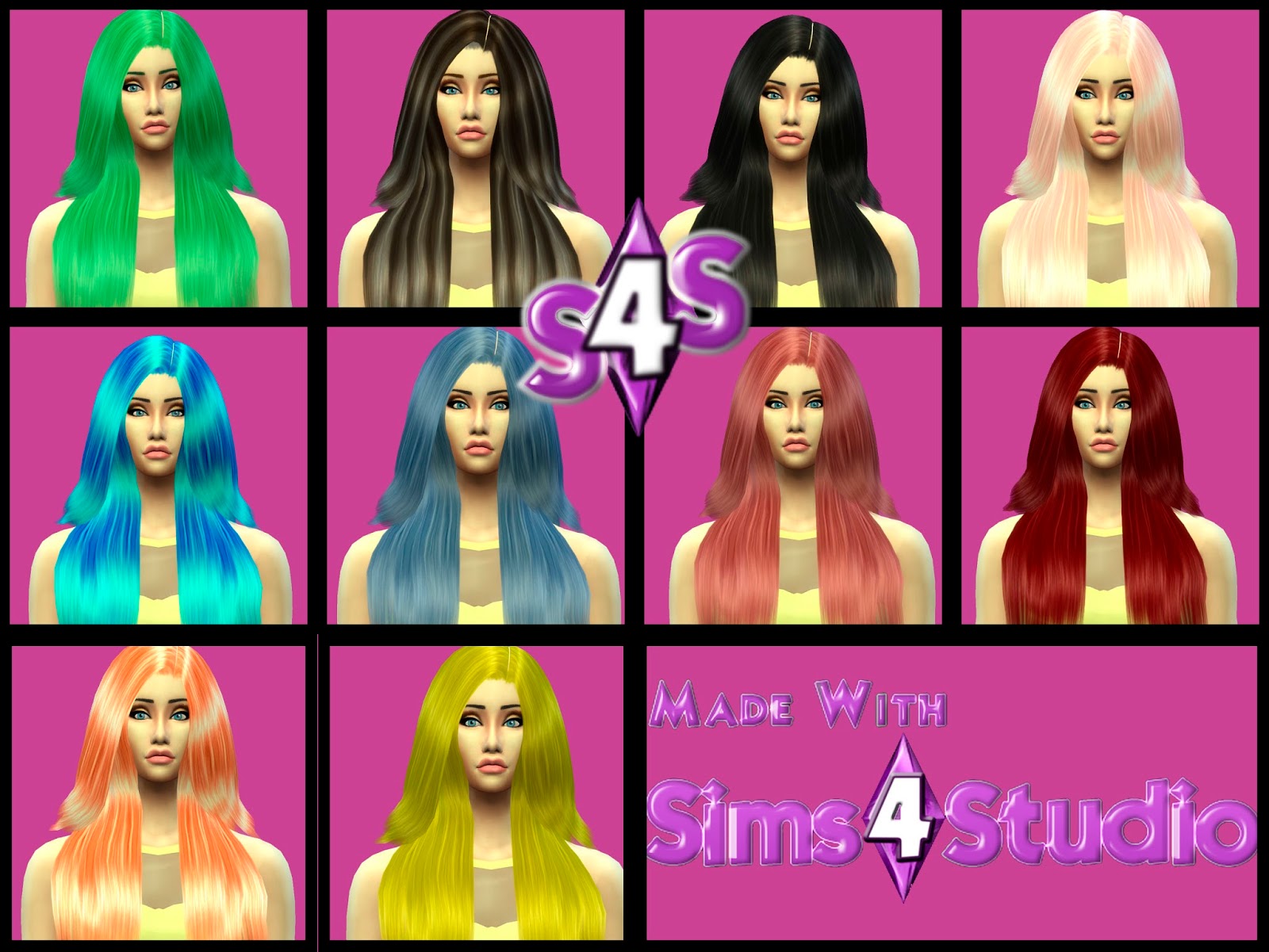 My Sims 4 Blog Wannabe Hair For Females By Laracroftfan1