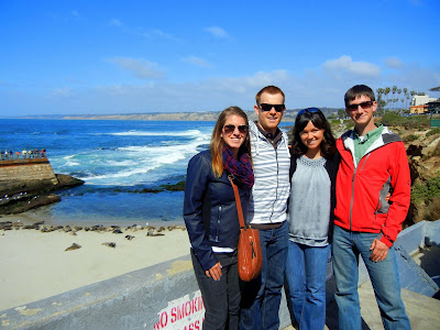 Jackie, Ben, Skyler and I in La Jolla