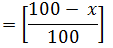 To decrease a number by a given percentage