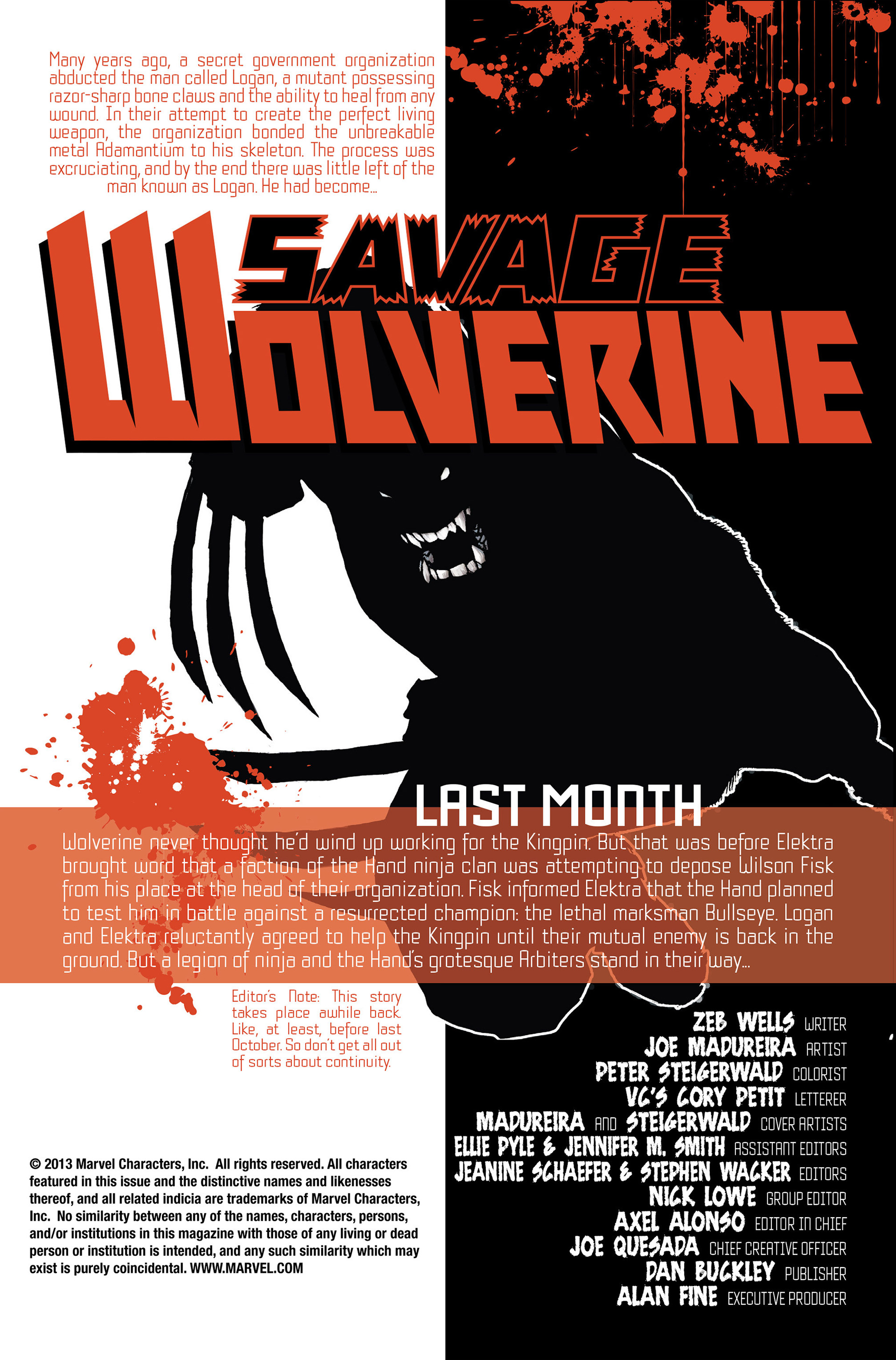 Read online Savage Wolverine comic -  Issue #7 - 2