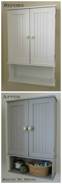 Annie Sloan Chalk Paint Bathroom Cabinet Makeover Driven By Decor