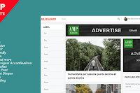 BLOGAMP Valid AMP Responsive Blogger Template