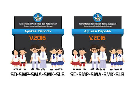 Contoh Formulir Dapodik Sd Smp Slb Sma Smk Format Excel Tahun 2016