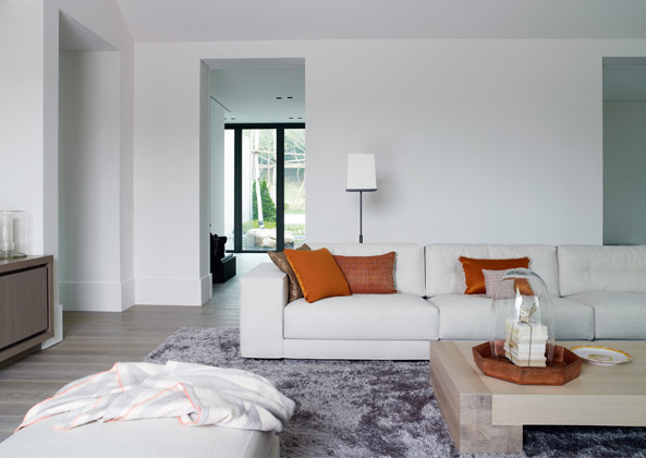 Modern luxury living room minimal sophisticated interior design by Piet Boon 