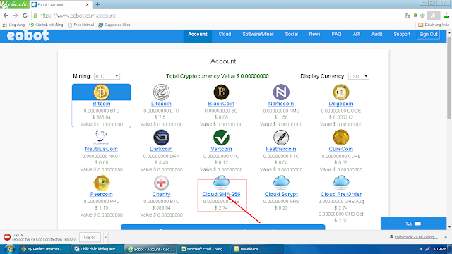 Hướng Dẫn Đào Bitcoin eobot.com - 1 Bitcoin = 459.16$ Screenshot_4