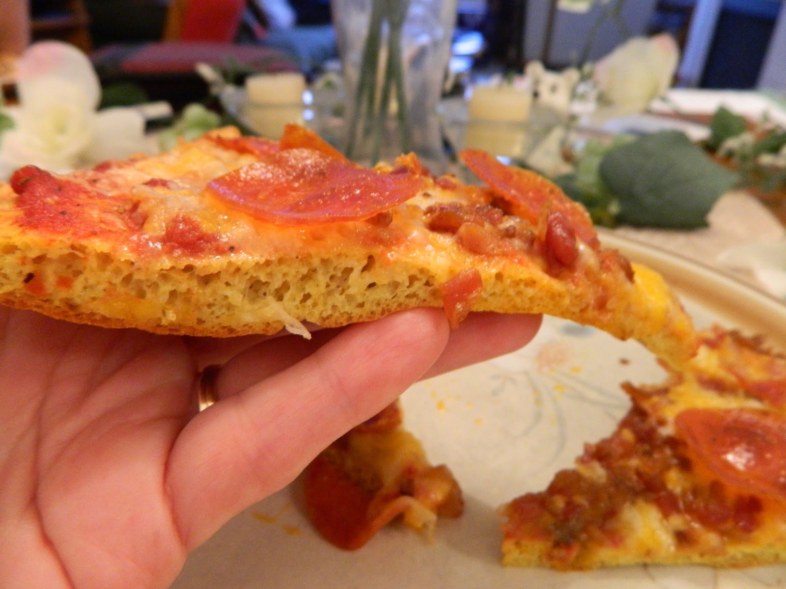 Ginny's Low Carb Kitchen CHEESY BREAD PIZZA CRUST