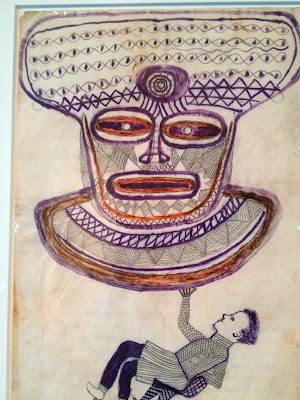 Anonymous Works: Circa 1960 Drawings of Angolan Male Initiation Costumes