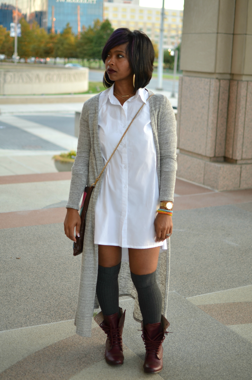 2 Stylish White Button Downs: Look Two | Sweenee Style