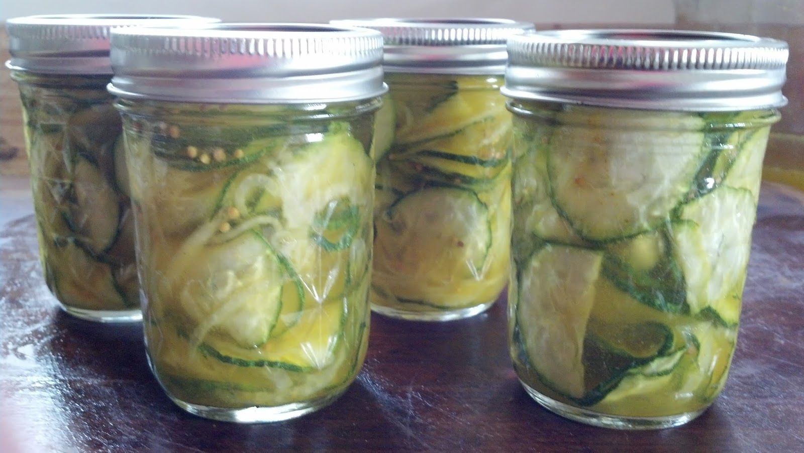 salted sugared spiced™ Zucchini Pickles