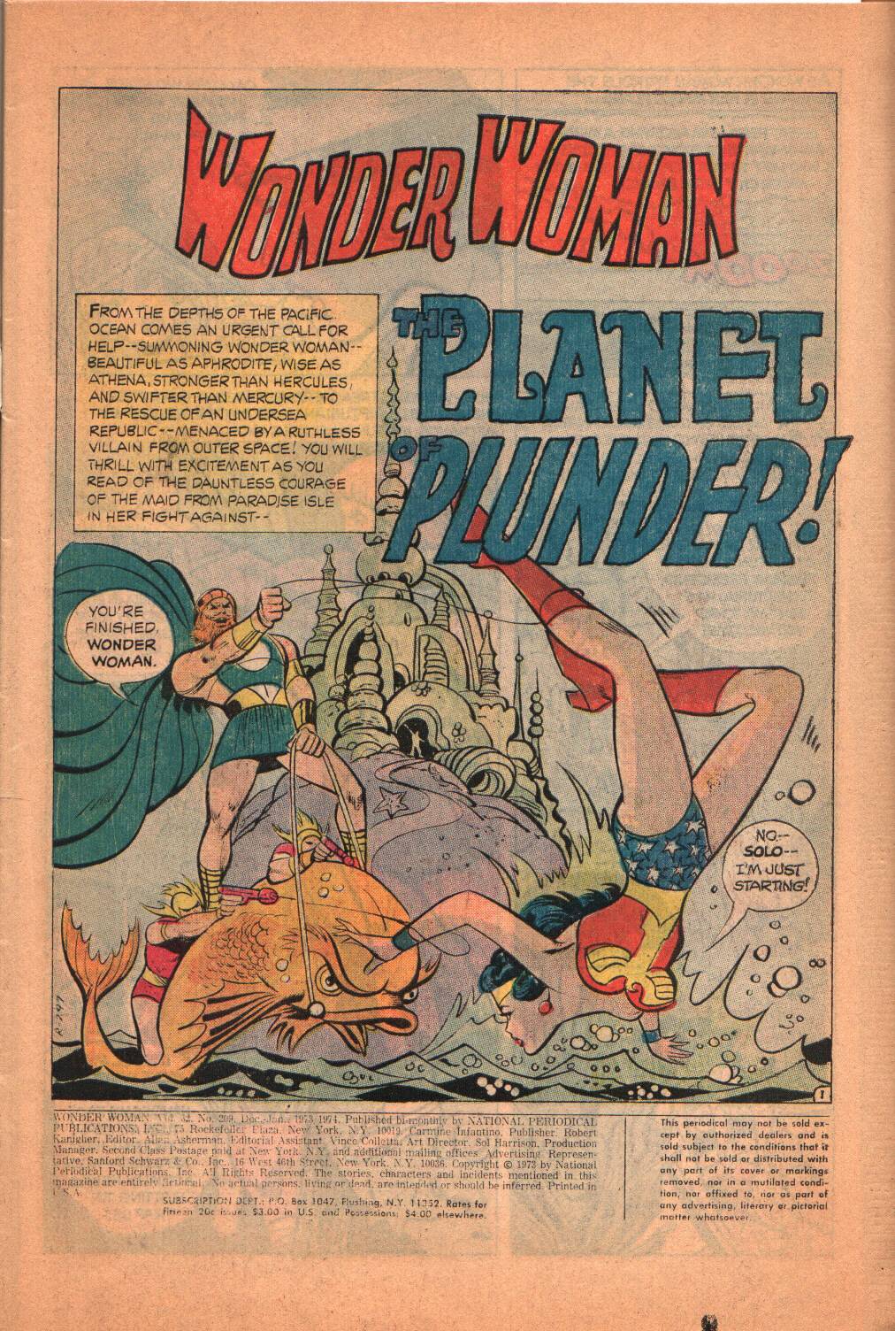 Read online Wonder Woman (1942) comic -  Issue #209 - 3