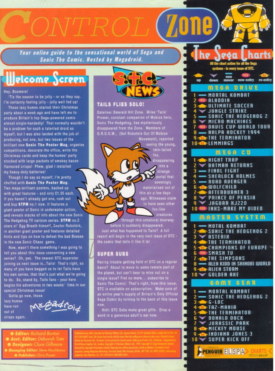 Read online Sonic the Comic comic -  Issue #15 - 2