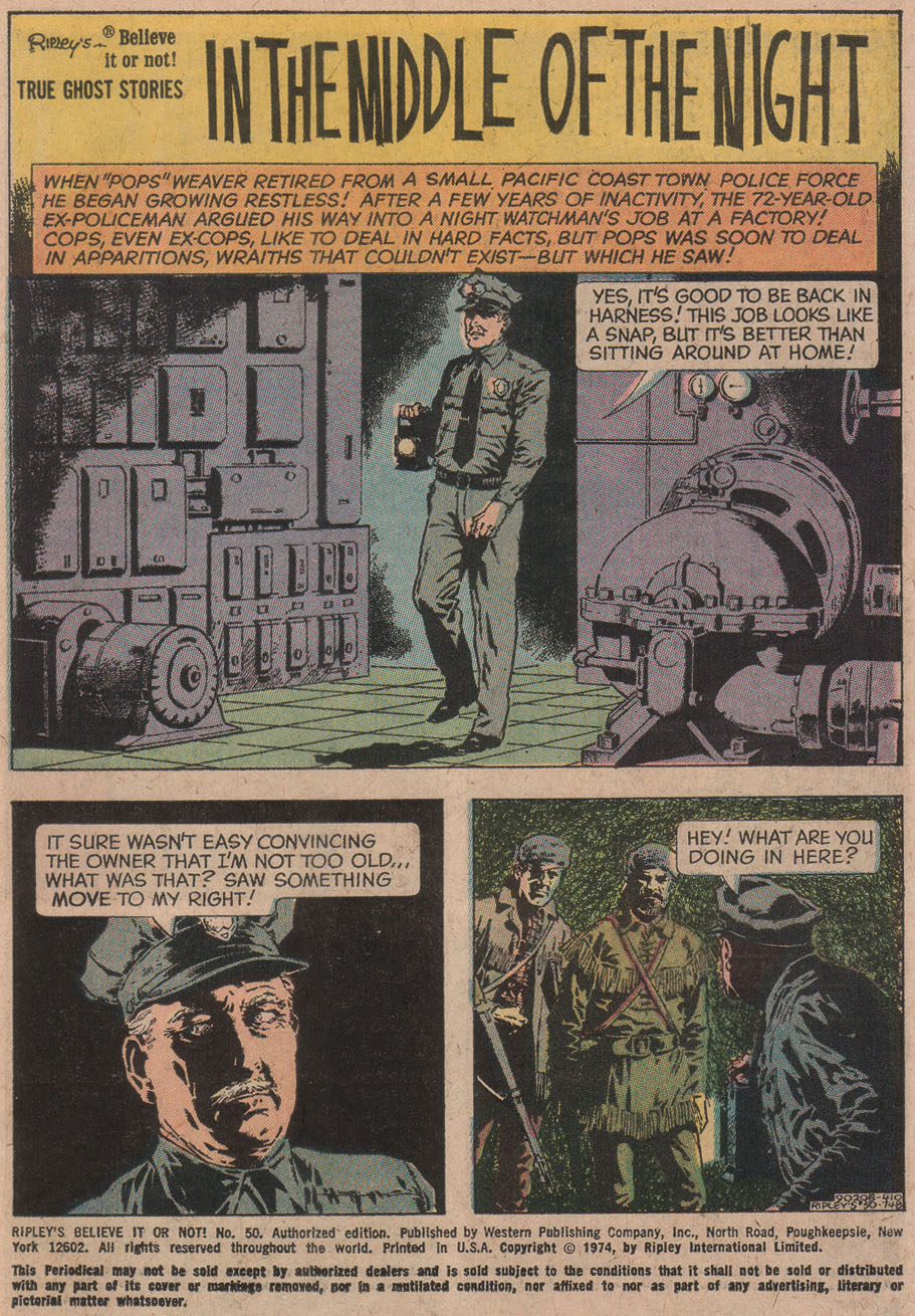 Read online Ripley's Believe it or Not! (1965) comic -  Issue #50 - 3