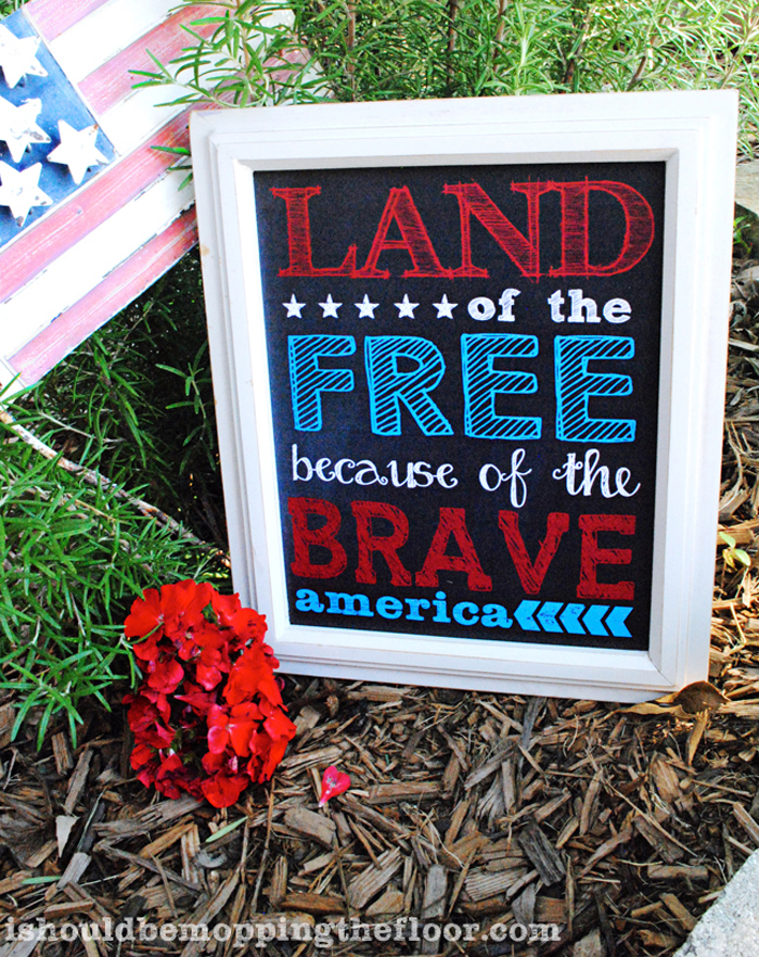 Land of the Free Printable