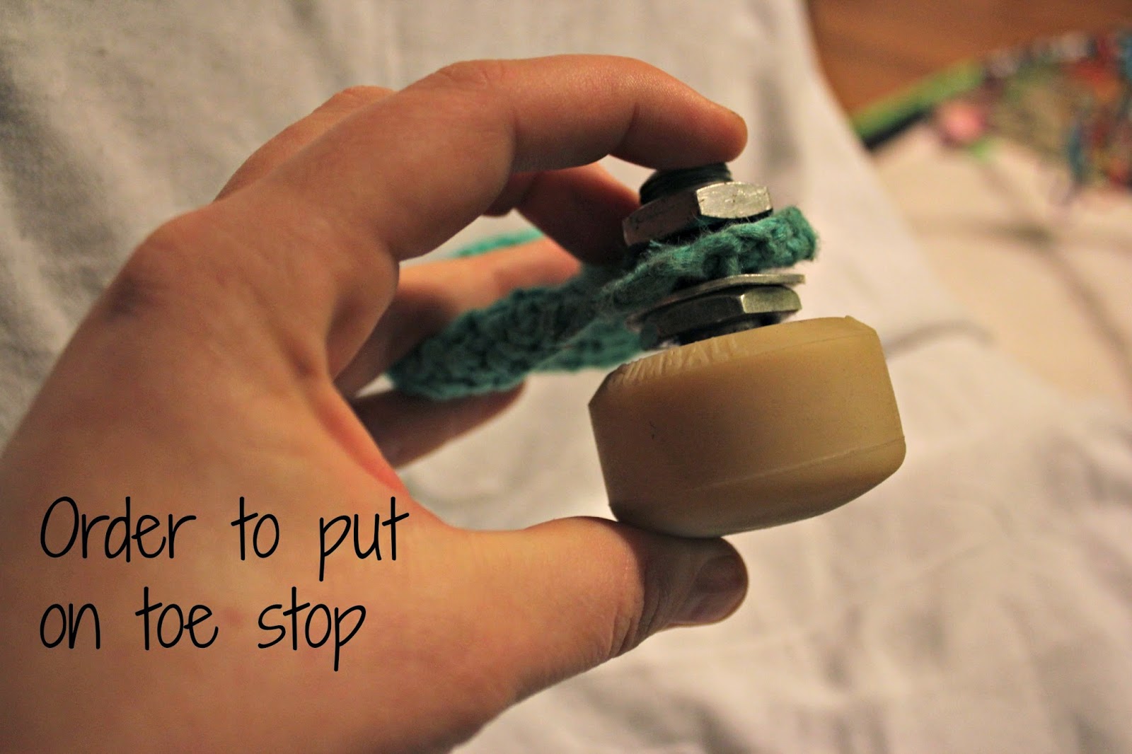 On A Crafty Adventure Crochet Toe Guard Pattern for Roller Skates