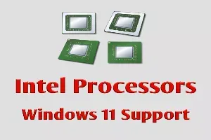 Daftar Processor Intel Support Windows 11
