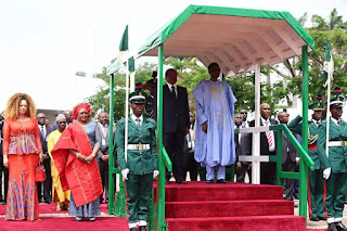 Muhammadu Buhari and Paul Biya 