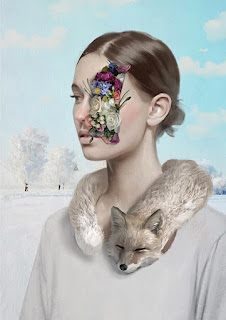 escenas-surrealistas-chicas-flores-y-animales imágenes-surrealistas-chicas