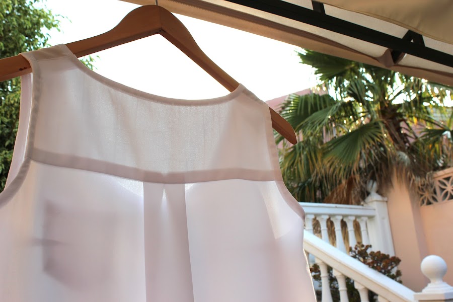 Blog de costura. Cómo hacer y coser una blusa blanca básica