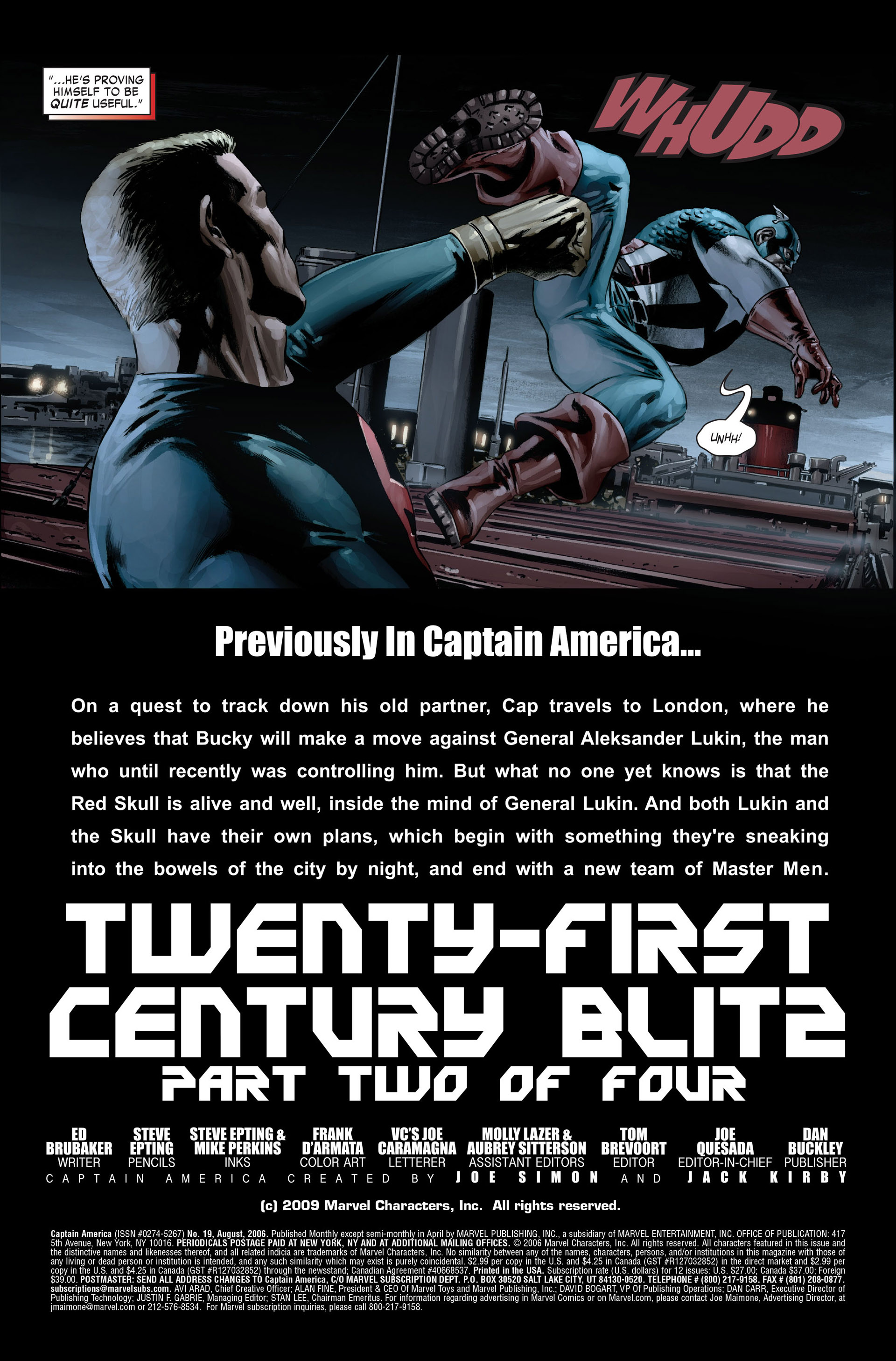 Read online Captain America (2005) comic -  Issue #19 - 3