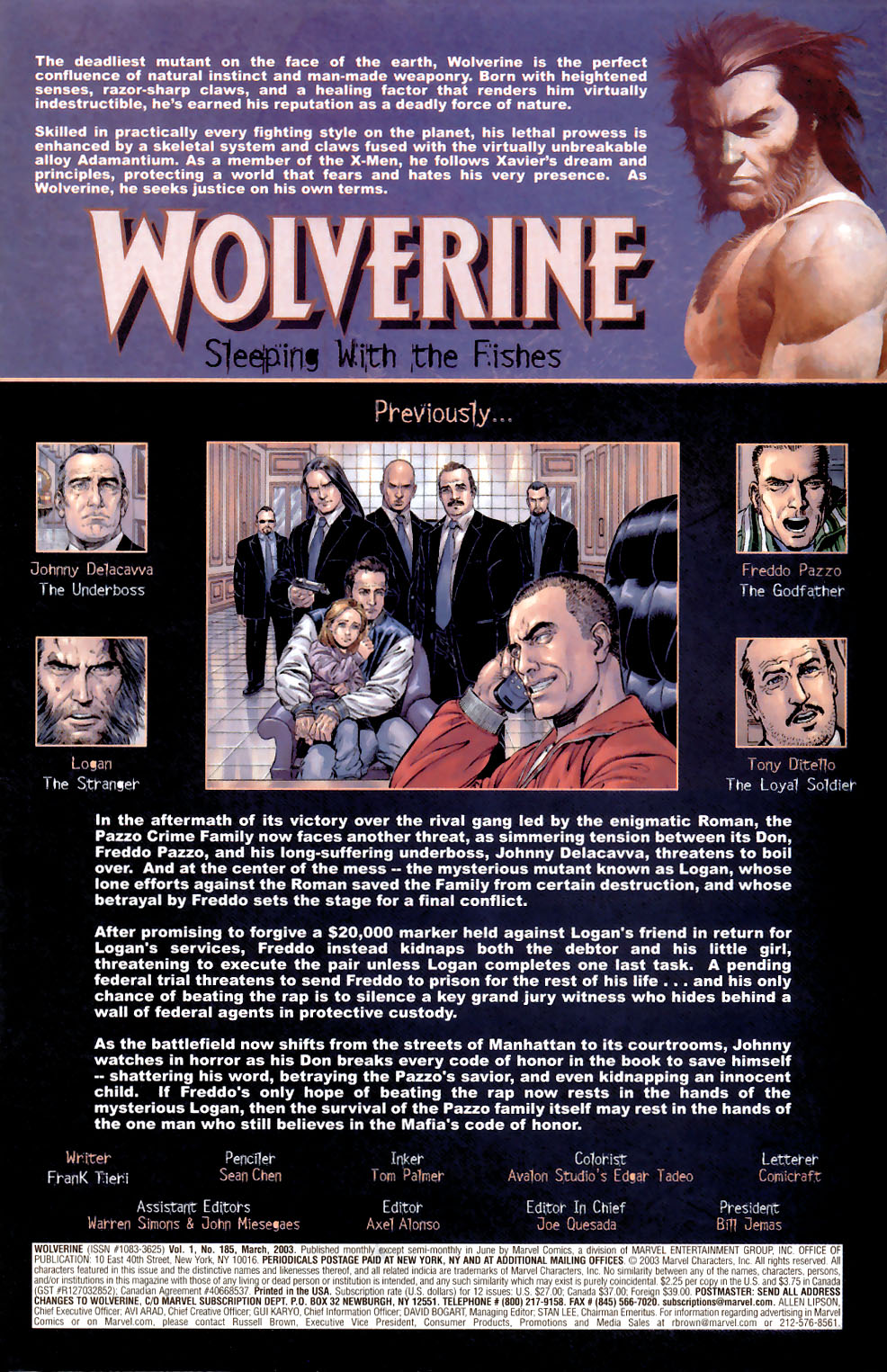 Read online Wolverine (1988) comic -  Issue #185 - 2