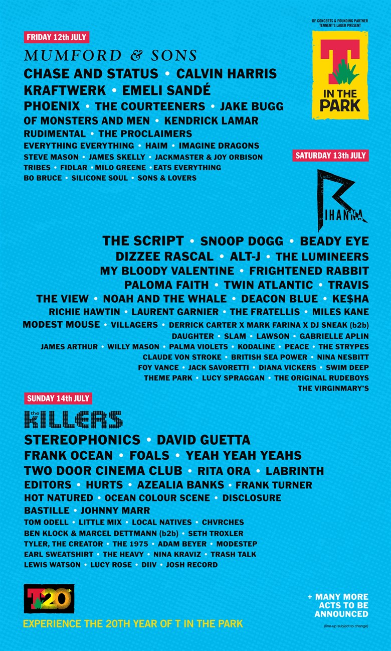 T in the Park Festival 2013 T in the Park Festival 2013