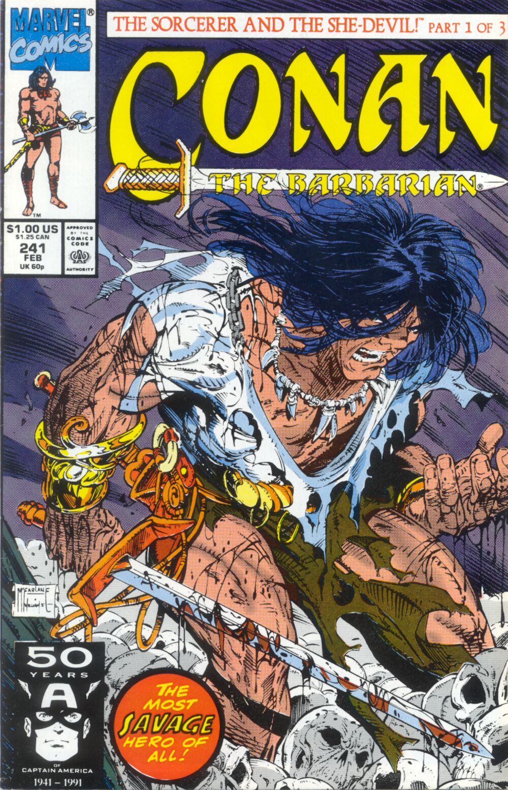 Read online Conan the Barbarian (1970) comic -  Issue #241 - 1