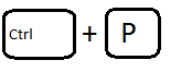 Комбинация клавиш для печати