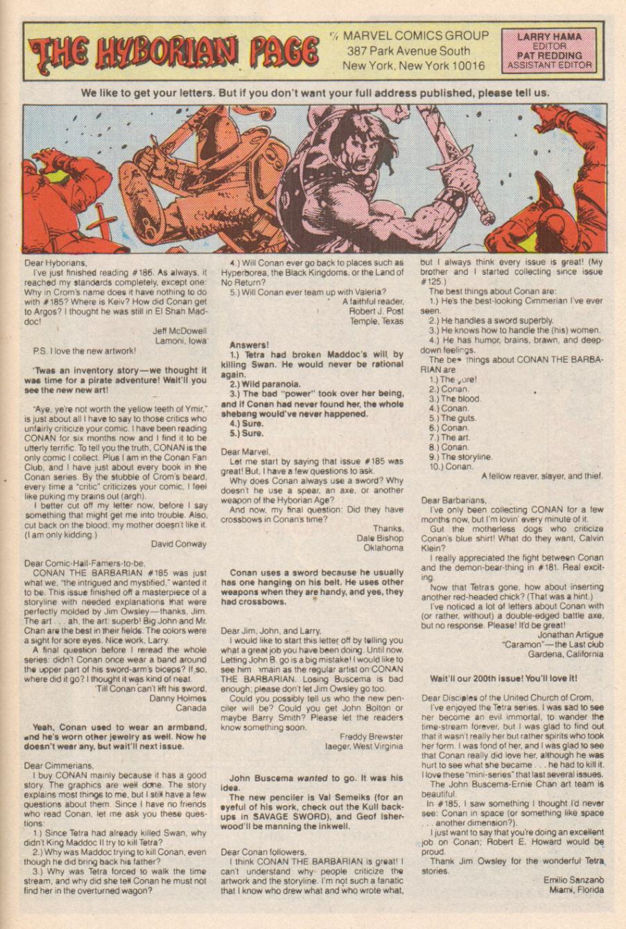 Read online Conan the Barbarian (1970) comic -  Issue #191 - 24