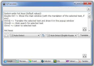 QTranslate 6.3.0-Free Translator pentru Windows