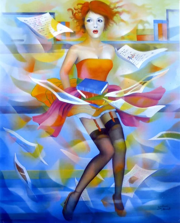 Jeanette Guichard Bunel 1957 | French Surrealist painter
