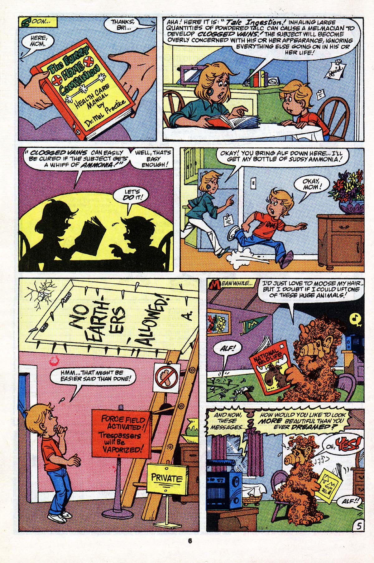 Read online ALF comic -  Issue #20 - 6