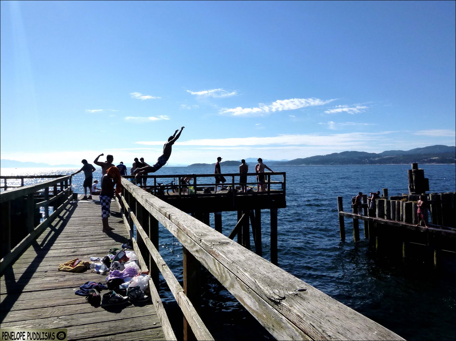 Musings of A Puddlist In B.C. Wheee!!! Diving Into Davis Bay