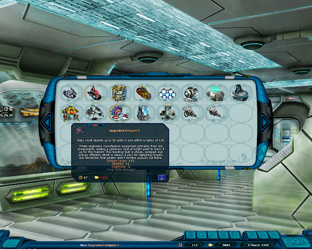 Space Rangers: A War Apart - Equipment Store Screenshot