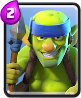 Carta Goblins com lança de Clash Royale - Cards Wiki