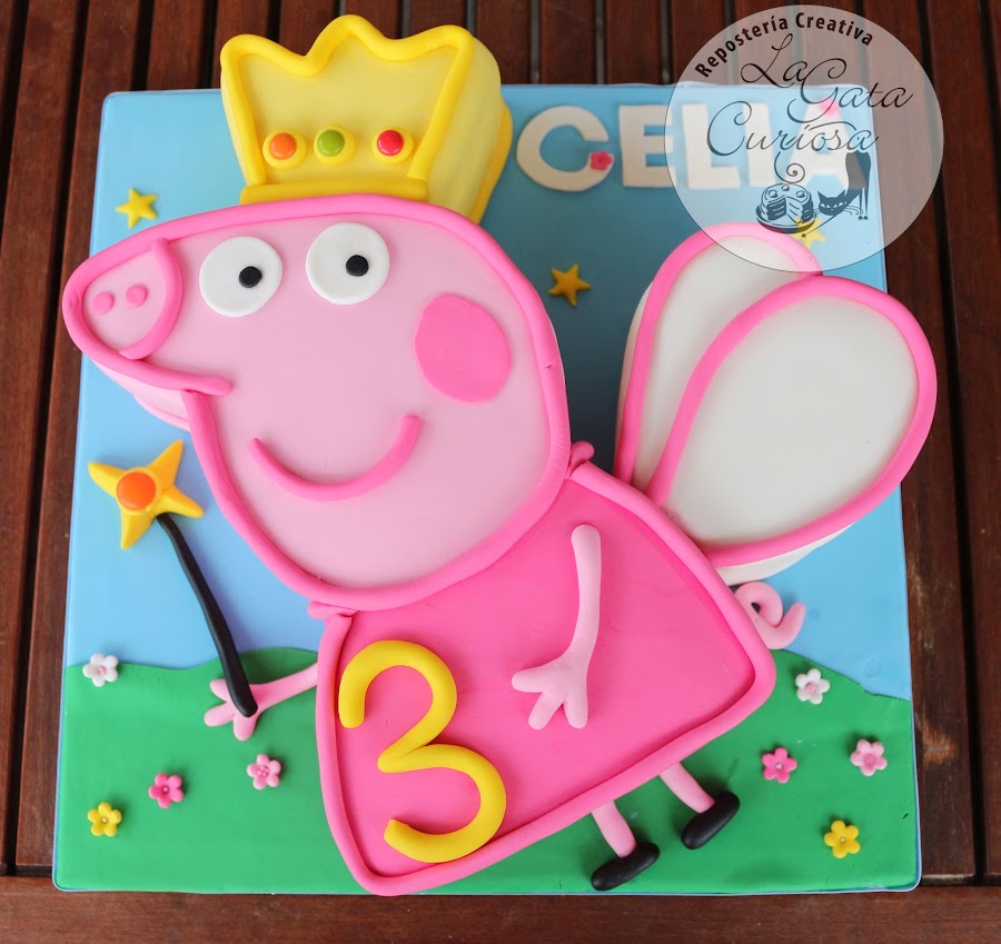 Torta cumpleaños peppa pig Bizcocho - Mi Dulce Hogareño