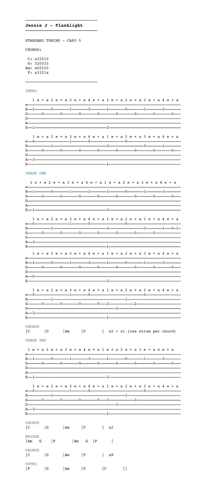 flashlight chords Scribd Thai