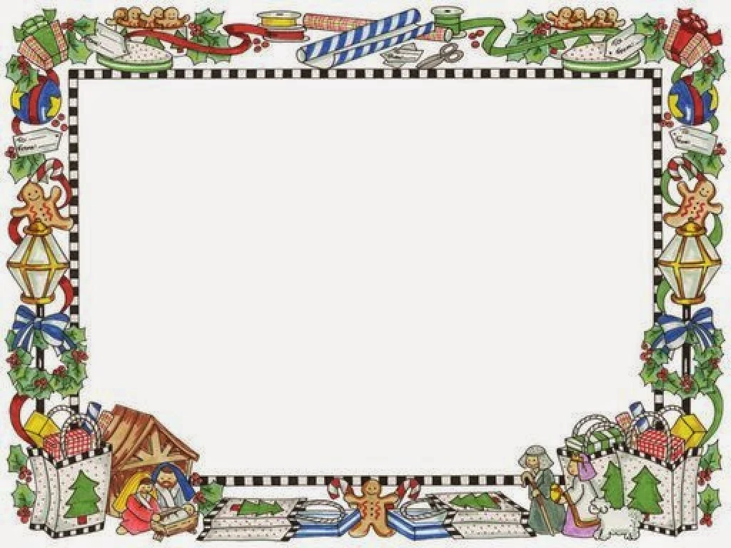 Free Printable Frames for Christmas. - Oh My Fiesta! in english