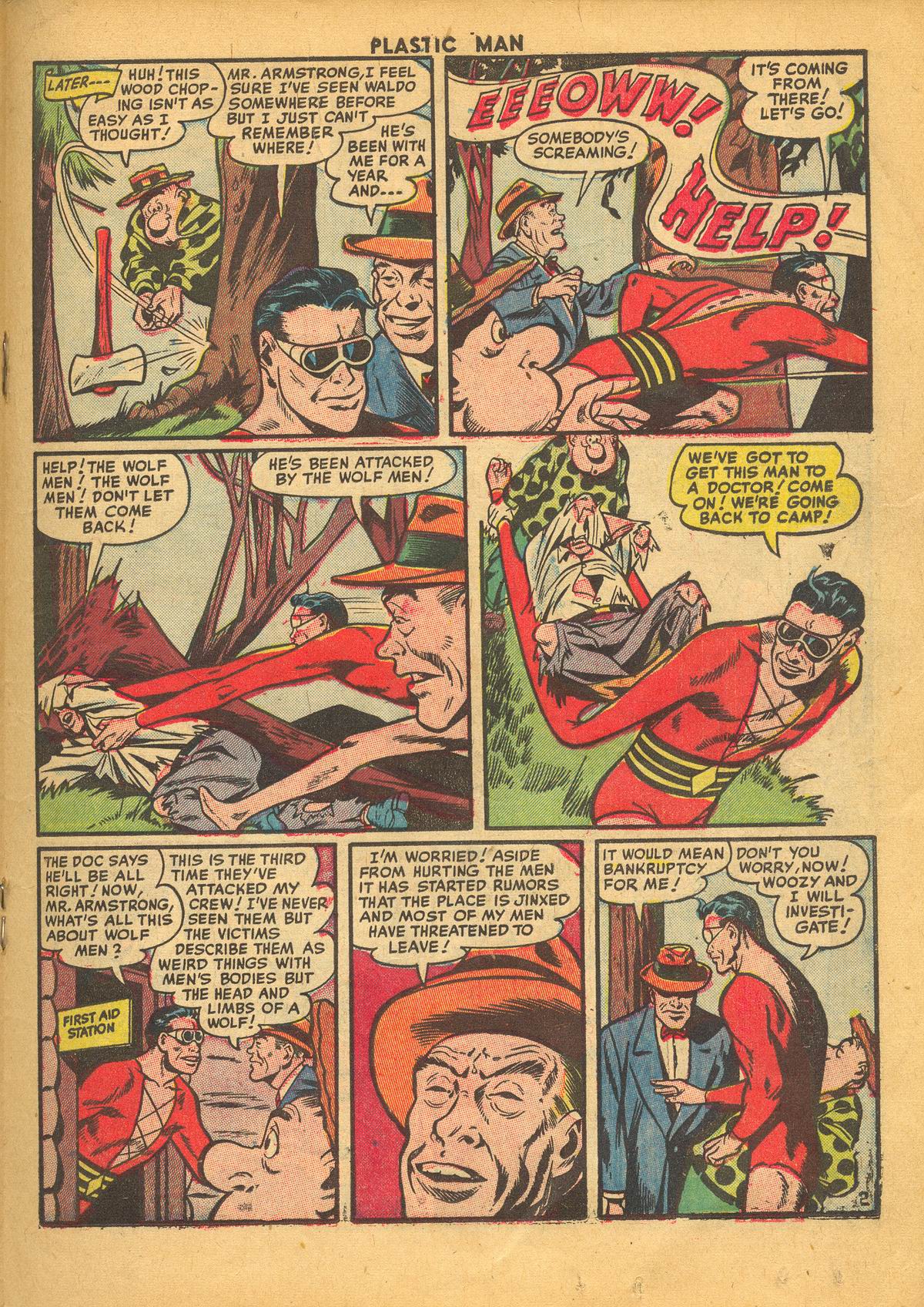 Read online Plastic Man (1943) comic -  Issue #34 - 19