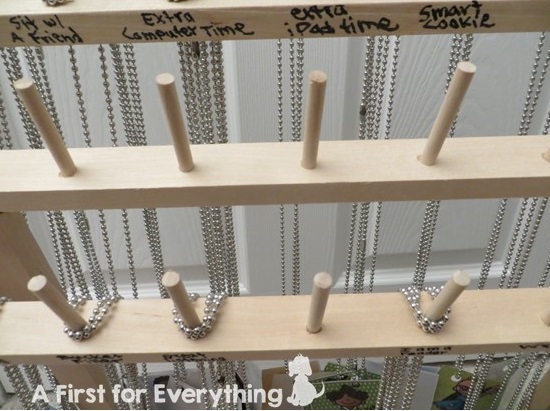 Ways to store and organize brag tags (a positive classroom management tool).