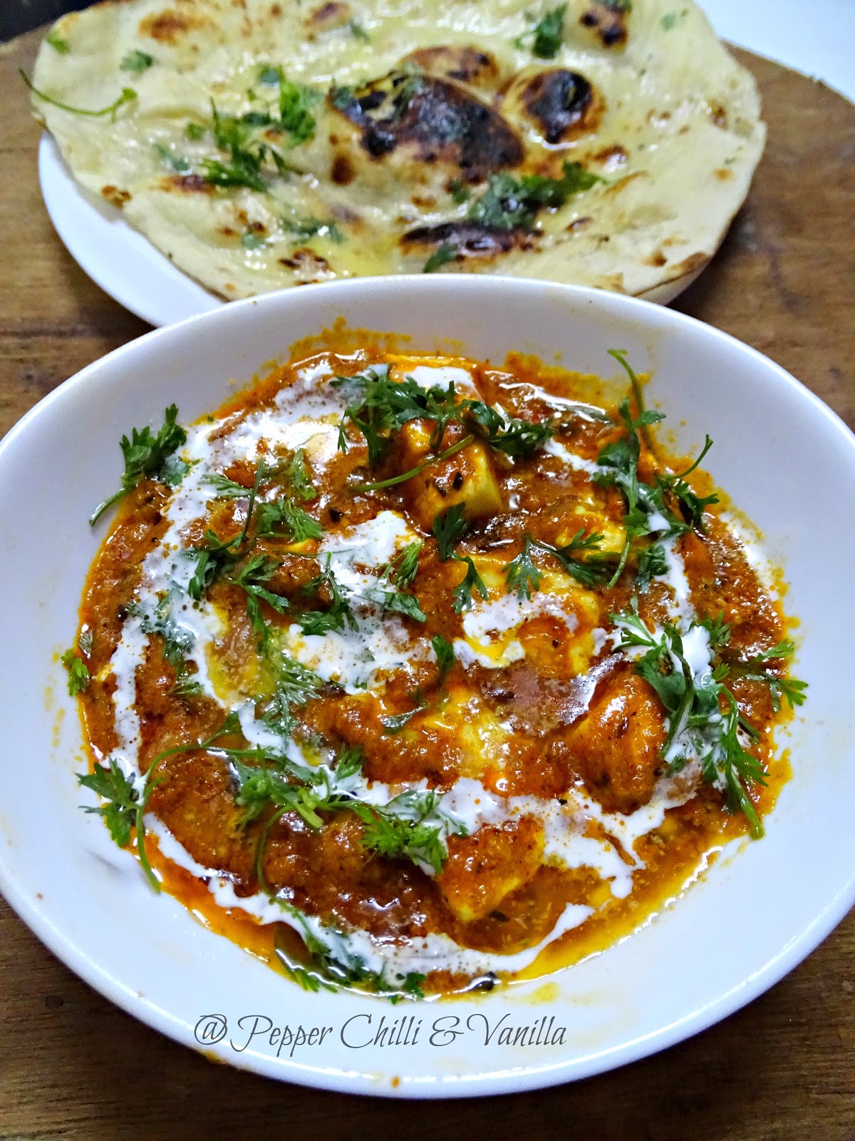 Paneer Cheese Masala Pepper, Chilli and Vanilla