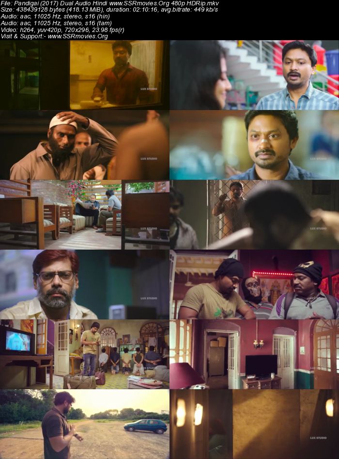 Pandigai (2017) Dual Audio Hindi 480p HDRip