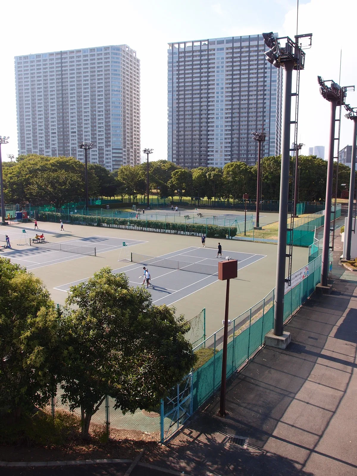 有明テニスの森公園のテニスコート