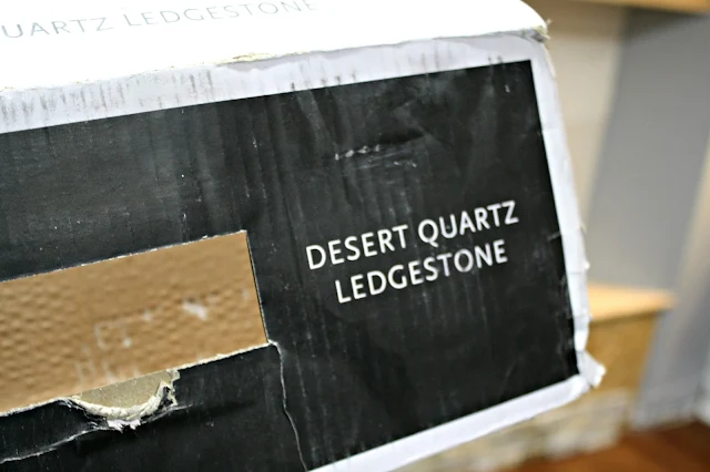 desert quartz ledgestone Lowe's