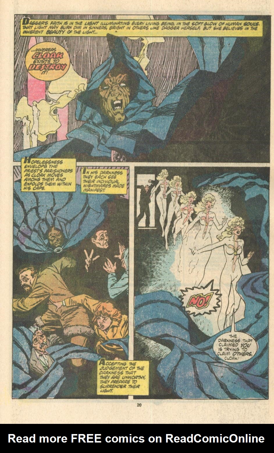 Read online Cloak and Dagger (1985) comic -  Issue #1 - 21