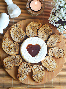 Um camembert romântico