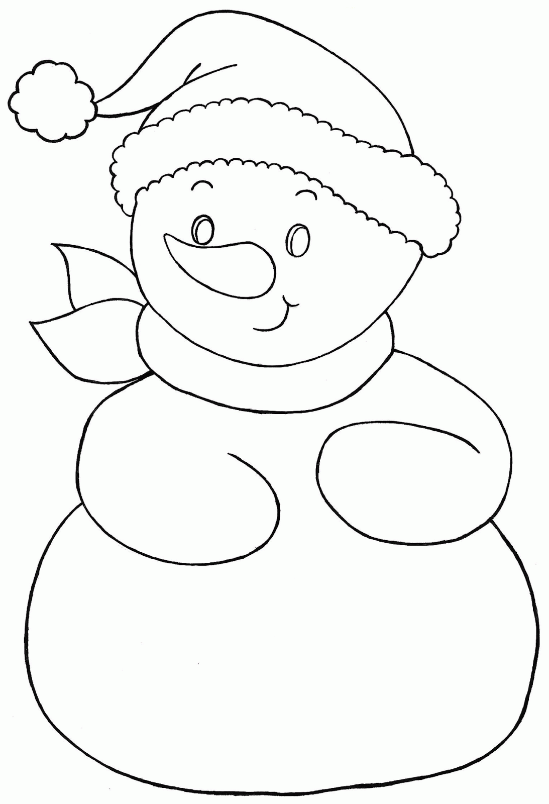 Muñeco de nieve para colorear Pinta y Colorea dibujos Muñeco de nieve para colorear Pinta y Colorea dibujos